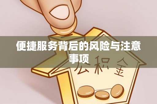 前郭尔罗斯便捷服务背后的风险与注意事项